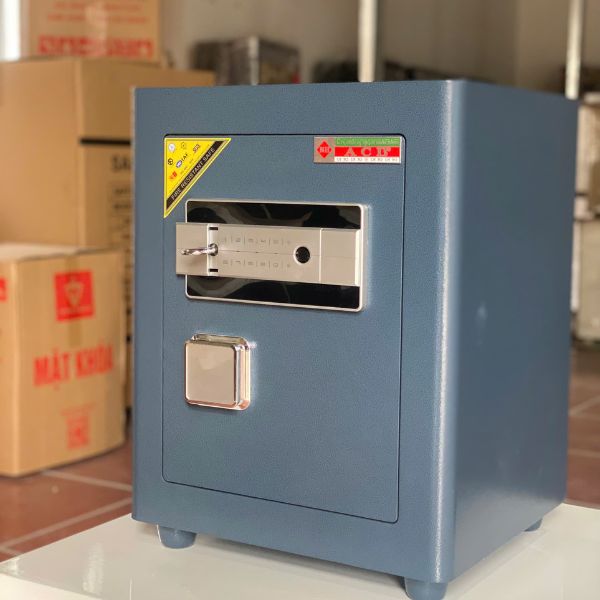 Két sắt Ngân Hàng ACB 51 màu xanh