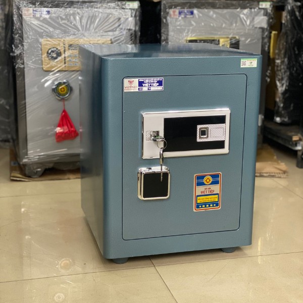 Két sắt việt tiệp BO50FE Luxury màu xanh