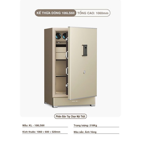 Két sắt Kassler KL-106LS6II VIP Gold Radiance