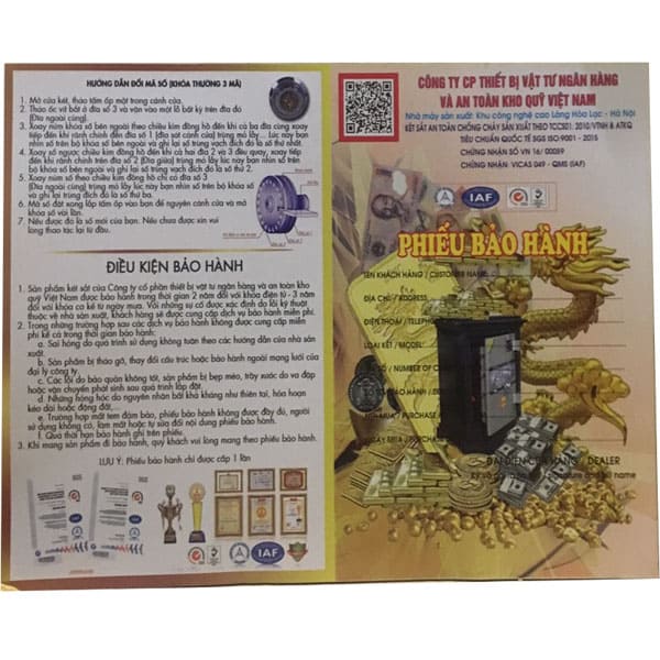 Két sắt mini Welko KS80Đ, Khóa cơ (Mã: KS-COW-80Đ)