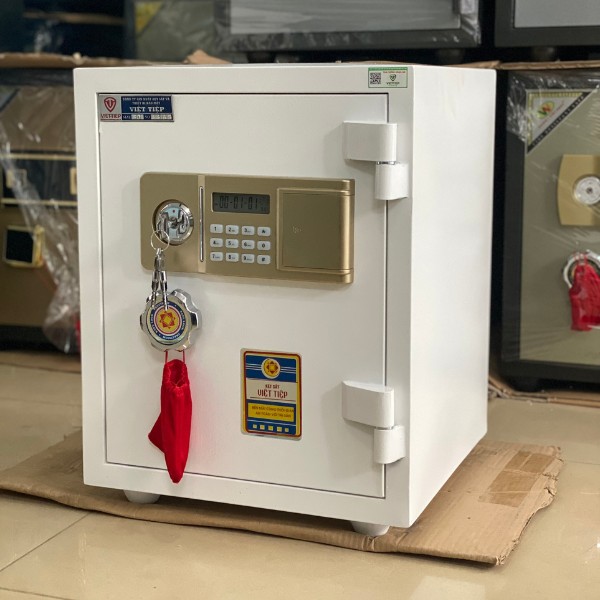 Két sắt việt tiệp K100 trắng chính hãng, Khóa điện tử