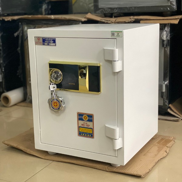Két sắt việt tiệp K100 trắng chính hãng, Khóa vân tay