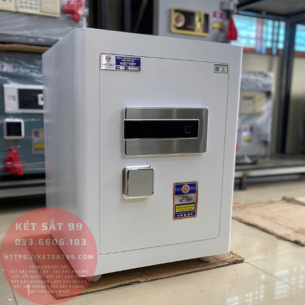 Két sắt việt tiệp KV56 Pro màu trắng app wifi