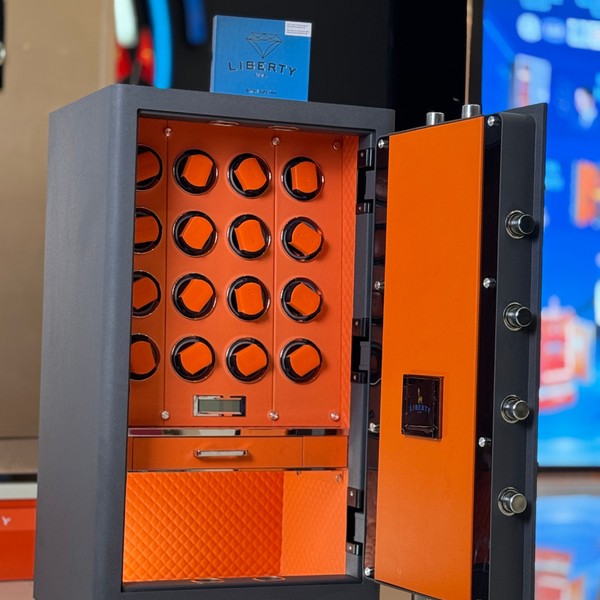 Két sắt đồng hồ Liberty LB1000 Pro 10 Watch Winder 2 ngăn kéo