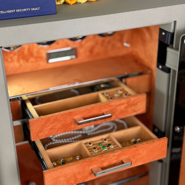 Két sắt đồng hồ Liberty LB1000 Pro 4 Watch Winder Da lộn