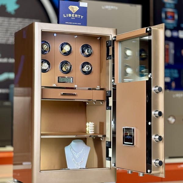 Két sắt đồng hồ Liberty LB1000 Pro 6 Watch Winder Kính cường lực