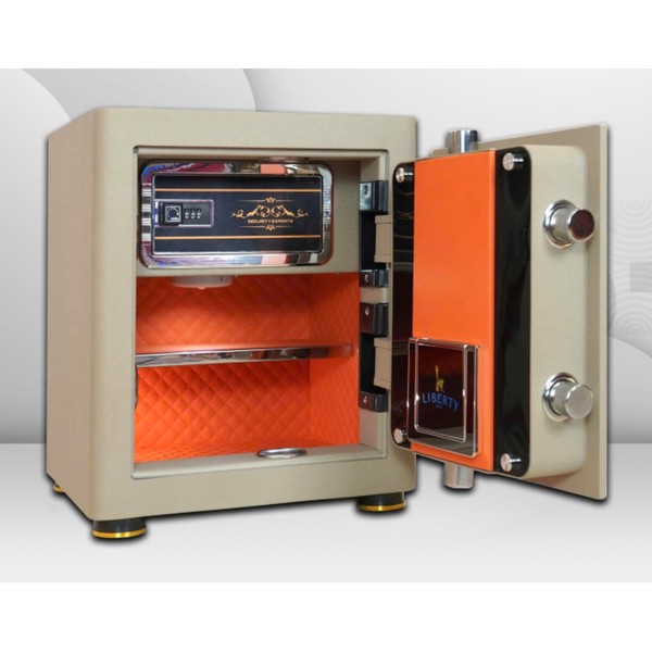 Két sắt mini Liberty LB45S vân tay điện tử chính hãng Màu Gold