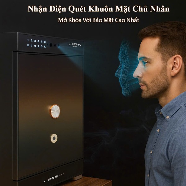 Két sắt Liberty LB68 Vantis Max App Wifi chính hãng