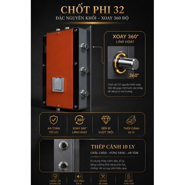 Két sắt Liberty LB79 S9 Pro App Wifi chính hãng