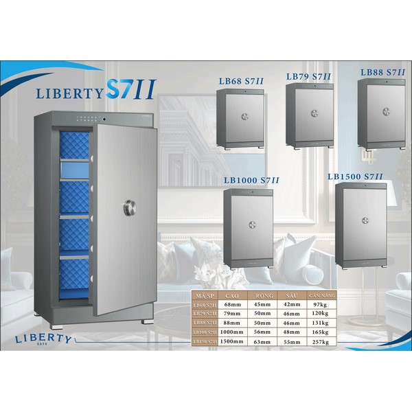 Két sắt Liberty LB88 S7II App Wifi chính hãng
