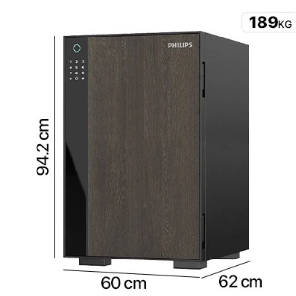 Két sắt Philips SBX500-9BU khóa điện tử chống cháy chính hãng